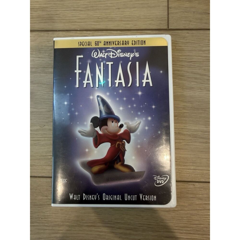 Fantasia DVD Walt Disney Special 60th Anniversary Edition Original Uncut Version
